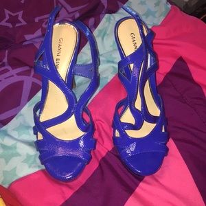 Blue heels
